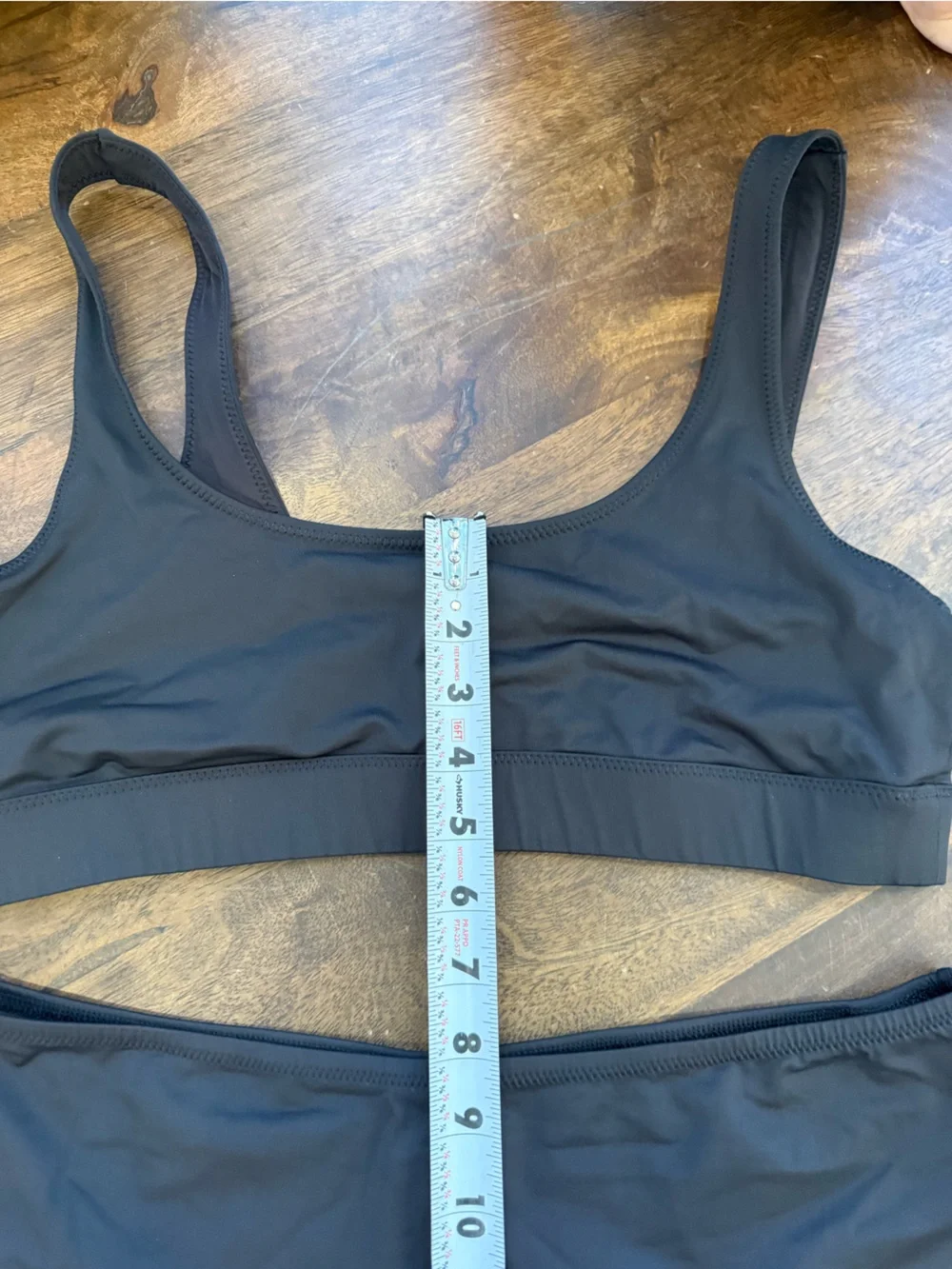 Skims signature swim tank bikini top XL
